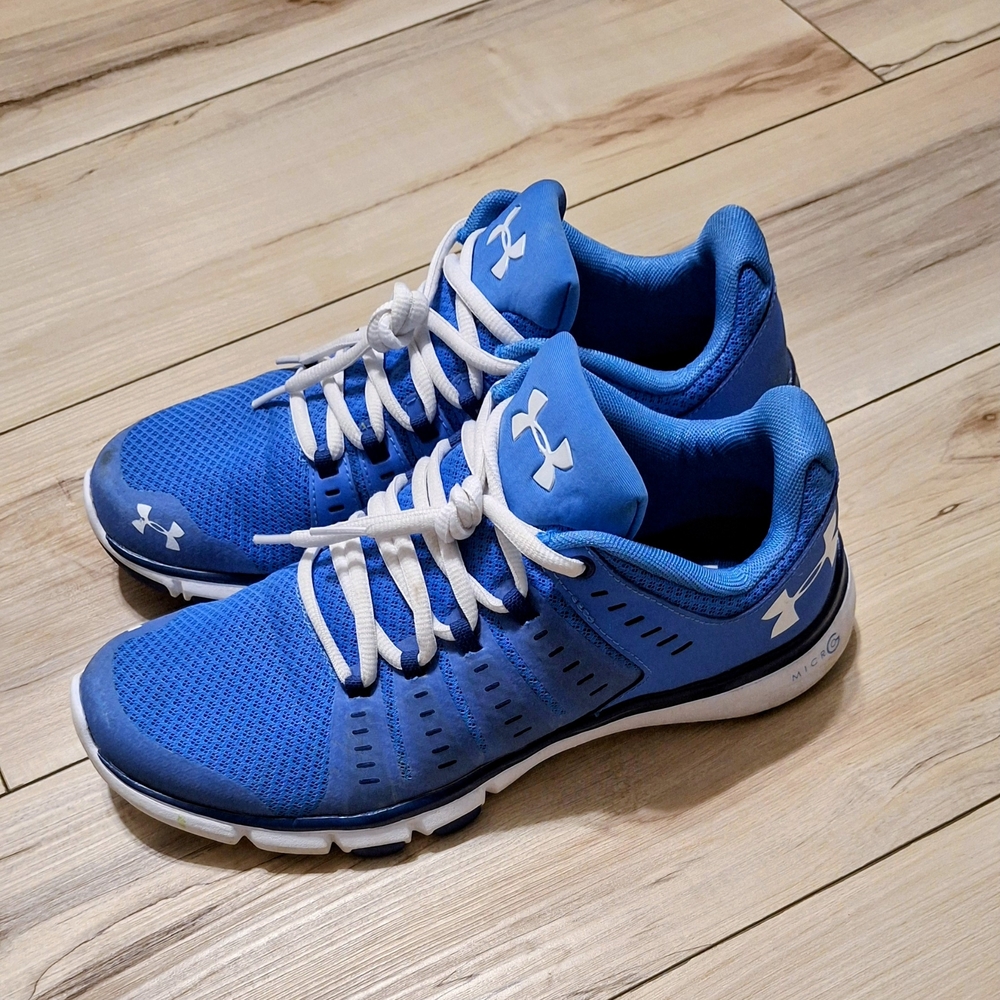 Under Armour Womens Micro G Running Shoes In A Vibrant Blue